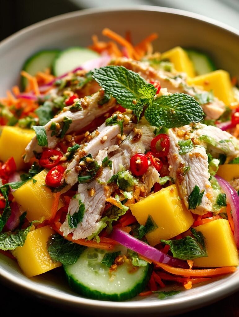 Thai Mango Chicken Salad