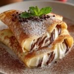 Tiramisu Stuffed Crepes
