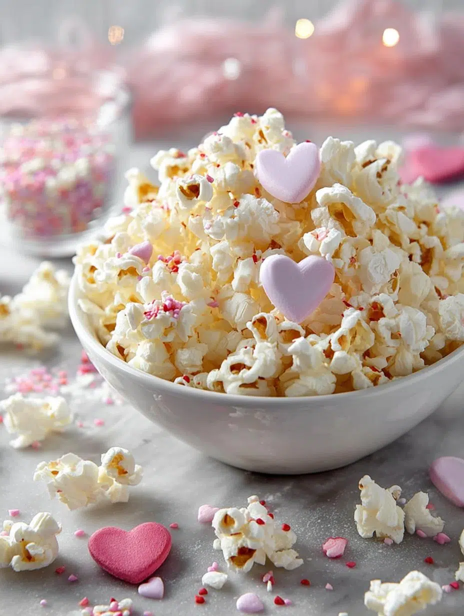Valentines White Chocolate Popcorn: 5 Sweet Treats - Valentines White Chocolate Popcorn - additional detail
