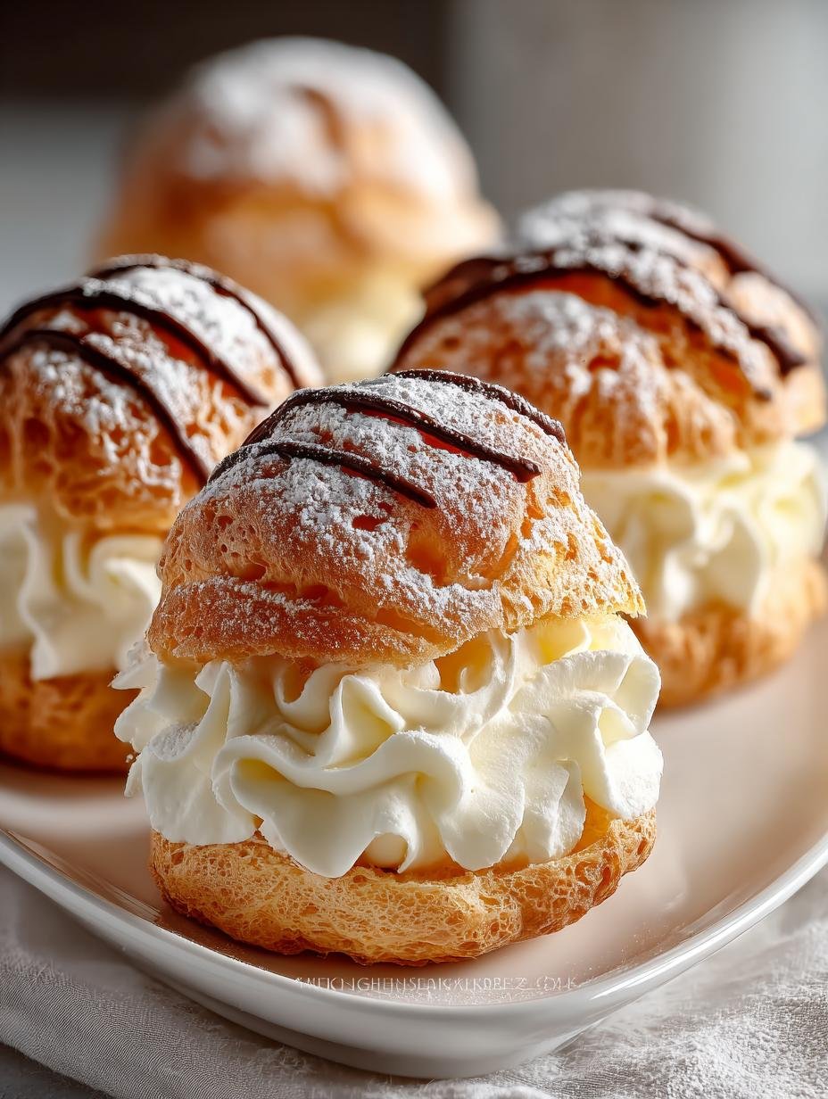 Vanilla Bean Cream Puffs