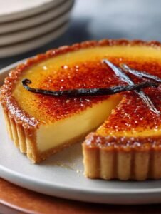 Vanilla Bean Flan Tart