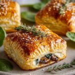 Vegan Spinach Mushroom Puff