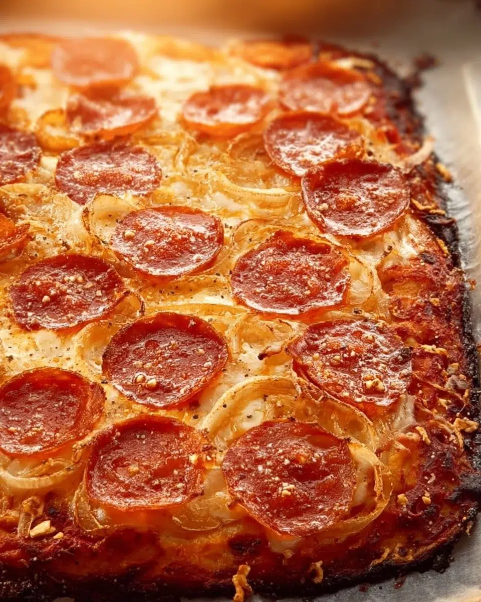 Cheesy crunchy onion rings served with a dipping sauce