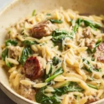 Creamy Garlic Parmesan Sausage Orzo 2 creamy-garlic-parmesan-sausage-orzo-2026-02-25-213956-819x1024-1