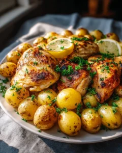 Sheet Pan Lemon Balsamic Chicken and Potatoes Made Easy! 4 Sheet Pan Lemon Balsamic Chicken And Potatoes Made 2026 02 25 214014