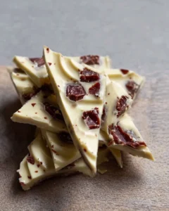 Delicious yogurt bark topped with fruits and nuts, a healthy frozen snack