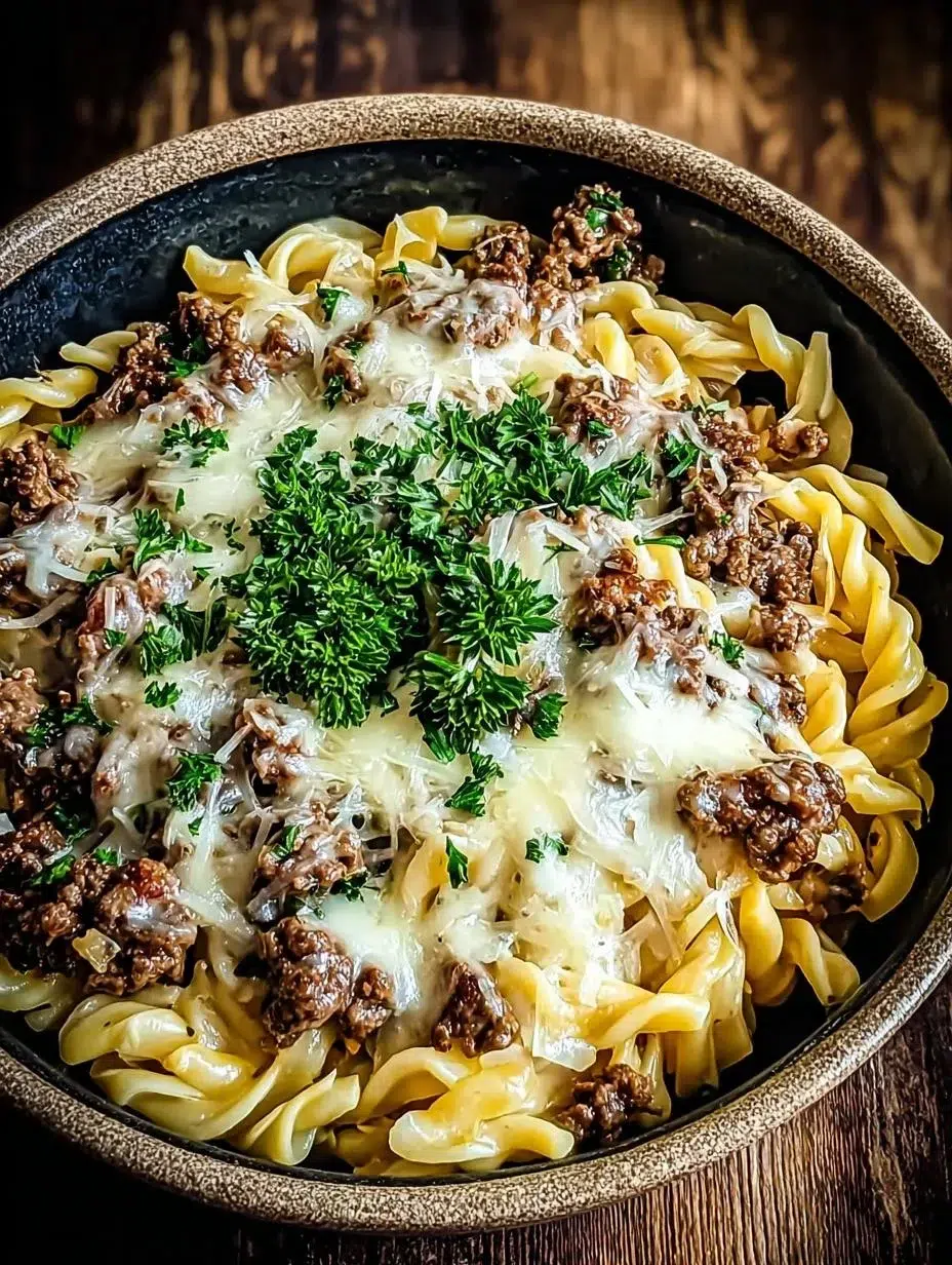 Close-up showing texture, garnish, and plating details