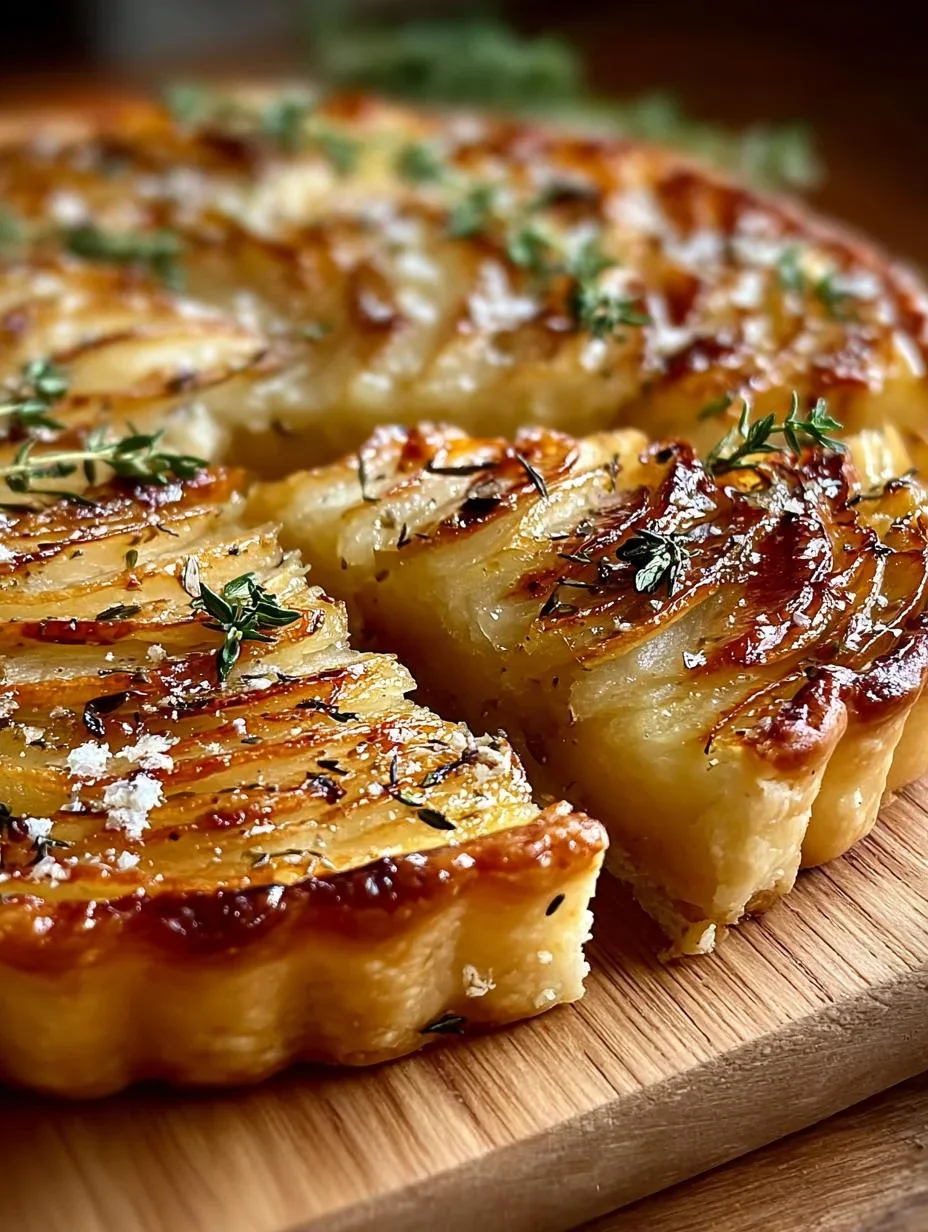 Savory Apple Thyme Tart: A Comforting 2-Tart Delight fresh and ready to serve