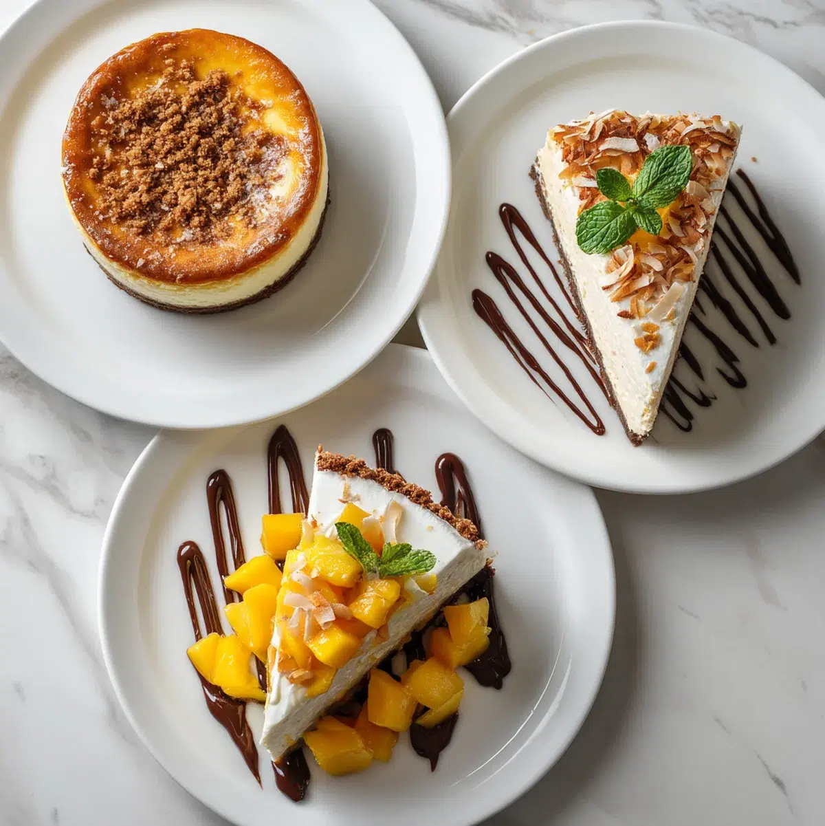 Beautifully served on a plate, ready to enjoy