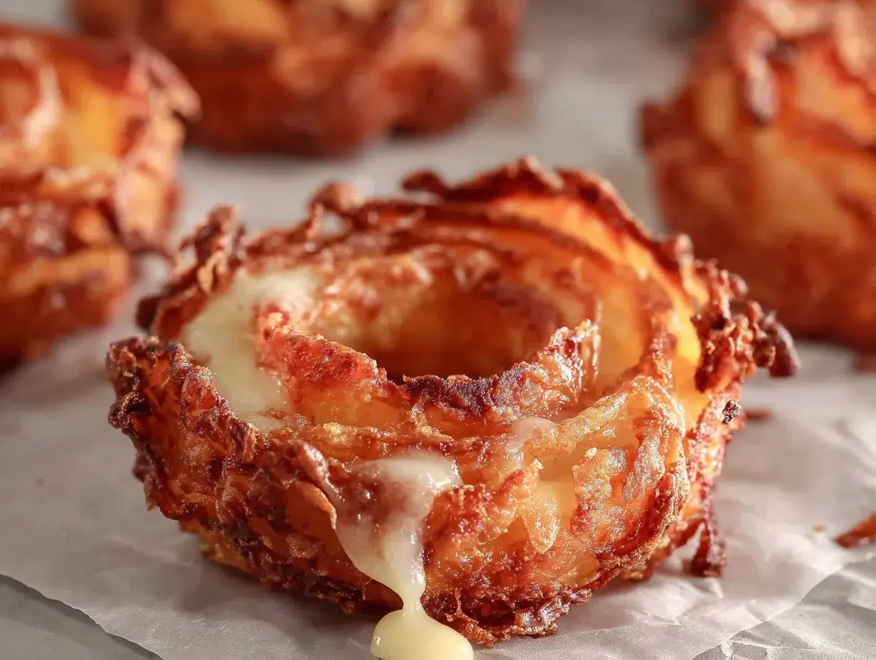 Close-up showing texture, garnish, and plating details