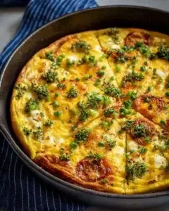 Classic Frittata Recipe — Fast, One-Skillet Dinner 6 Classic frittata served in a skillet, a quick and tasty dinner option.