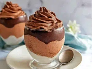 cottage-cheese-chocolate-mouss-serving-plate