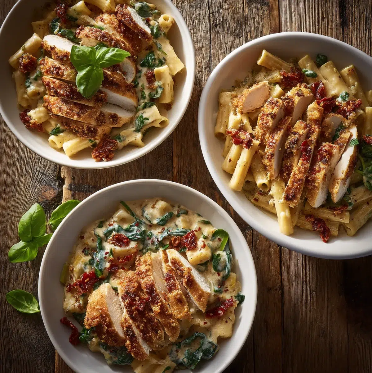 Close-up showing texture, garnish, and plating details