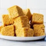 Delicious homemade cornbread served warm with butter