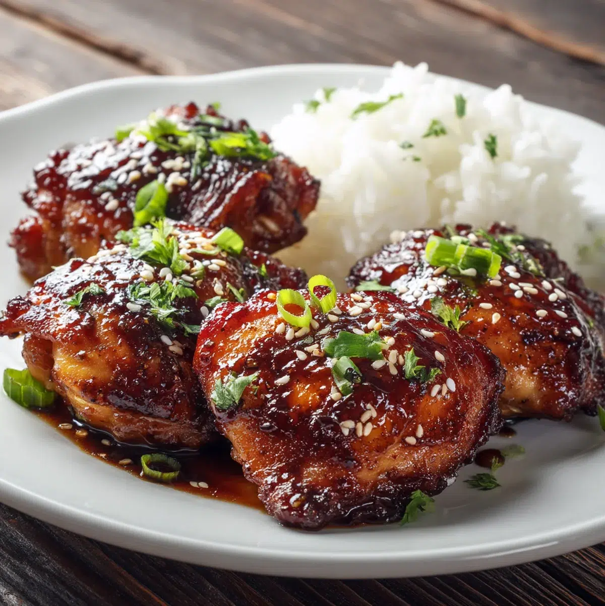 Honey BBQ Chicken fresh and ready to serve
