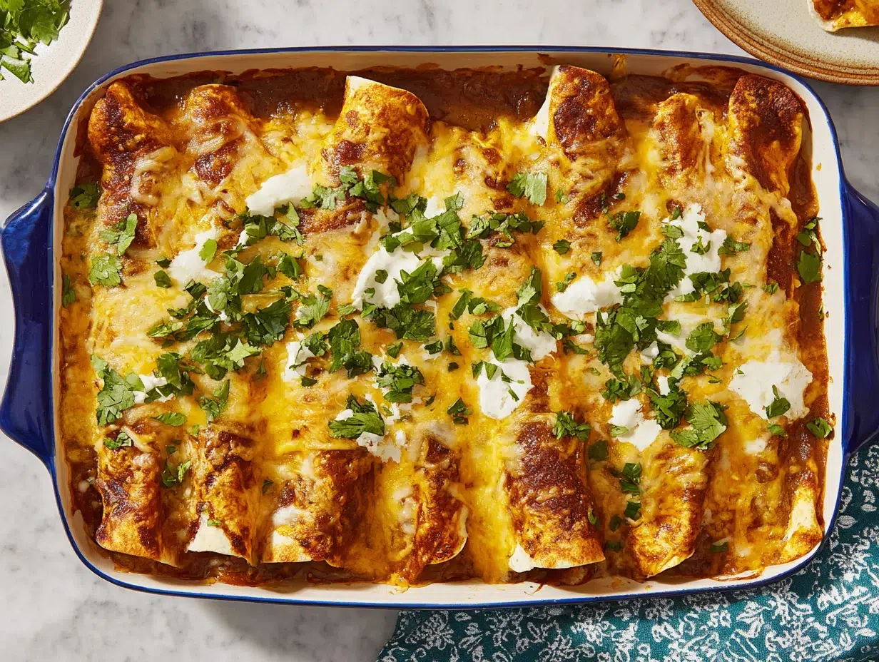 Close-up showing texture, garnish, and plating details