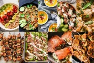 Healthy and delicious Whole30 meals displayed on a plate