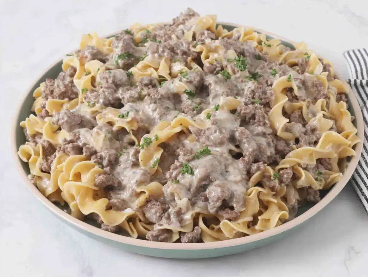 Close-up showing texture, garnish, and plating details