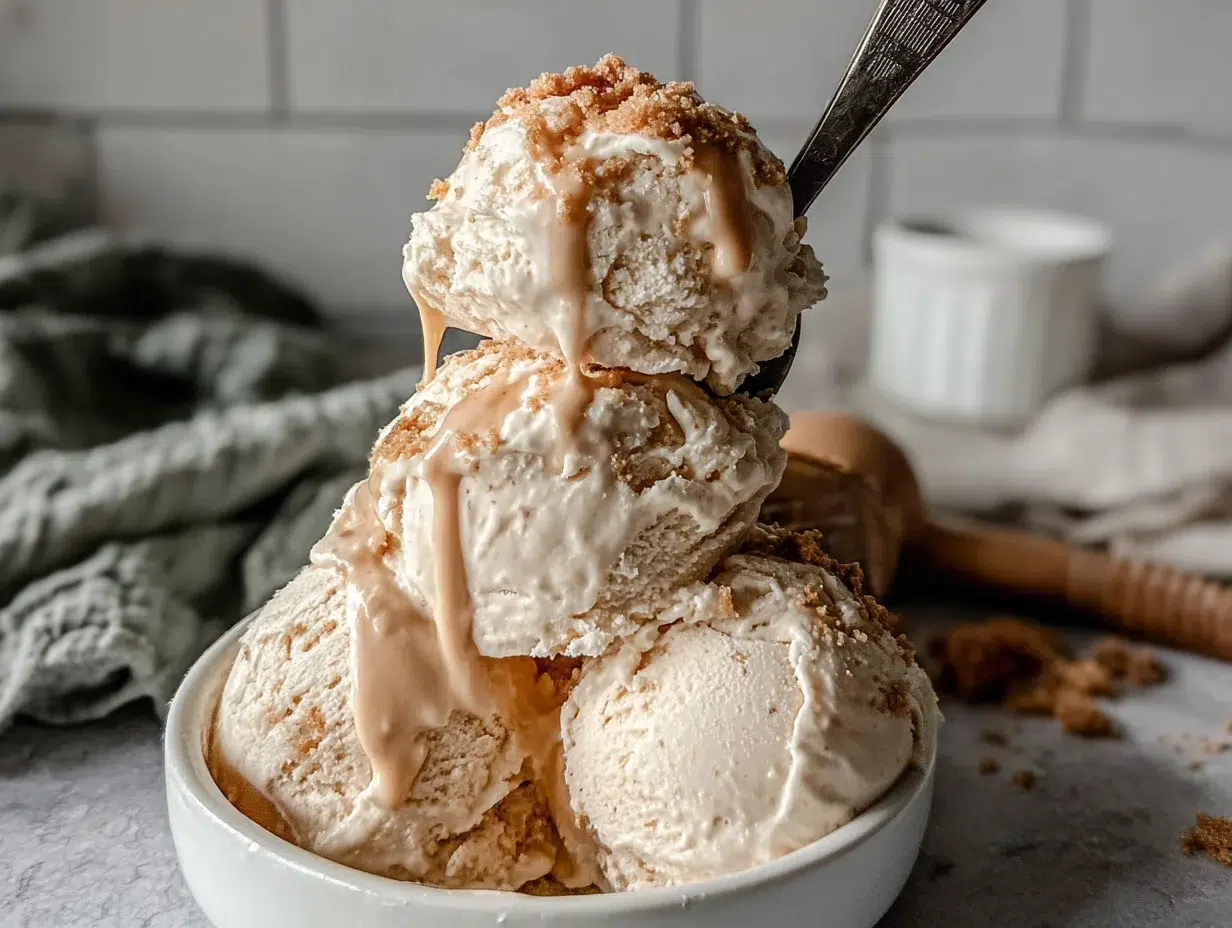 4-Ingredient Protein Ice Cream fresh and ready to serve