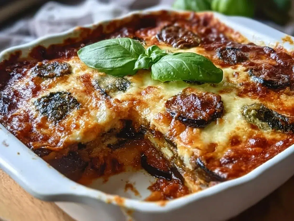 Close-up showing texture, garnish, and plating details