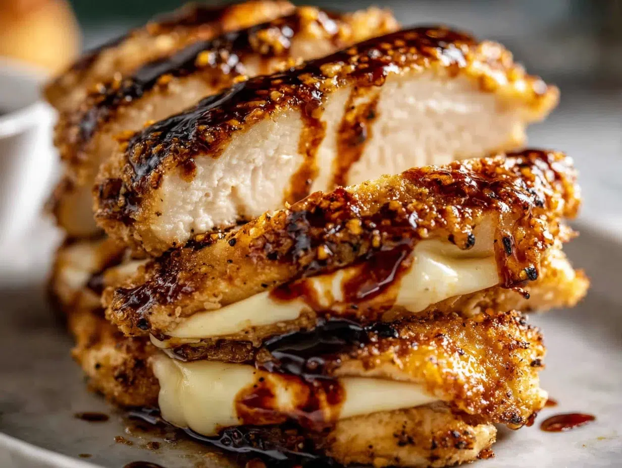 Close-up showing texture, garnish, and plating details