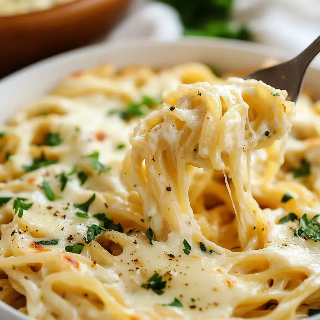 Cheesy Garlic Parmesan Spaghetti