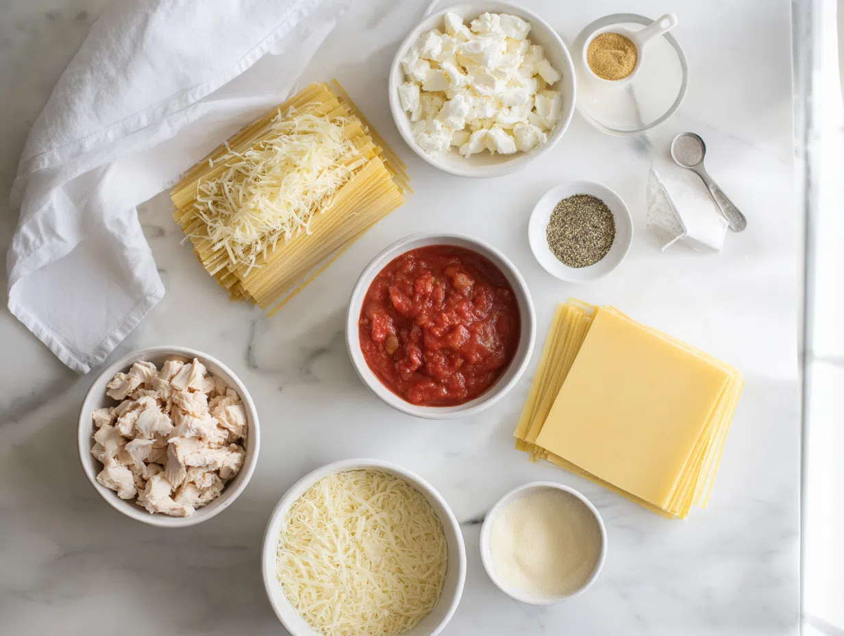 chicken-alfredo-lasagna-roll-ingredients-layout