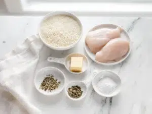 Chicken Mushroom Soup: 1 Amazing, Warming Recipe 13 chicken-mushroom-soup-ingredients-layout