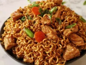 chicken-ramen-stir-fry-serving-plate