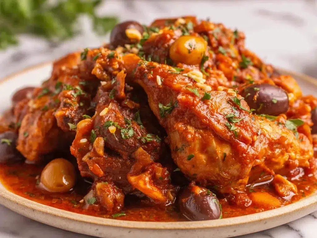 chicken-tagine-preserved-lemon-serving-plate