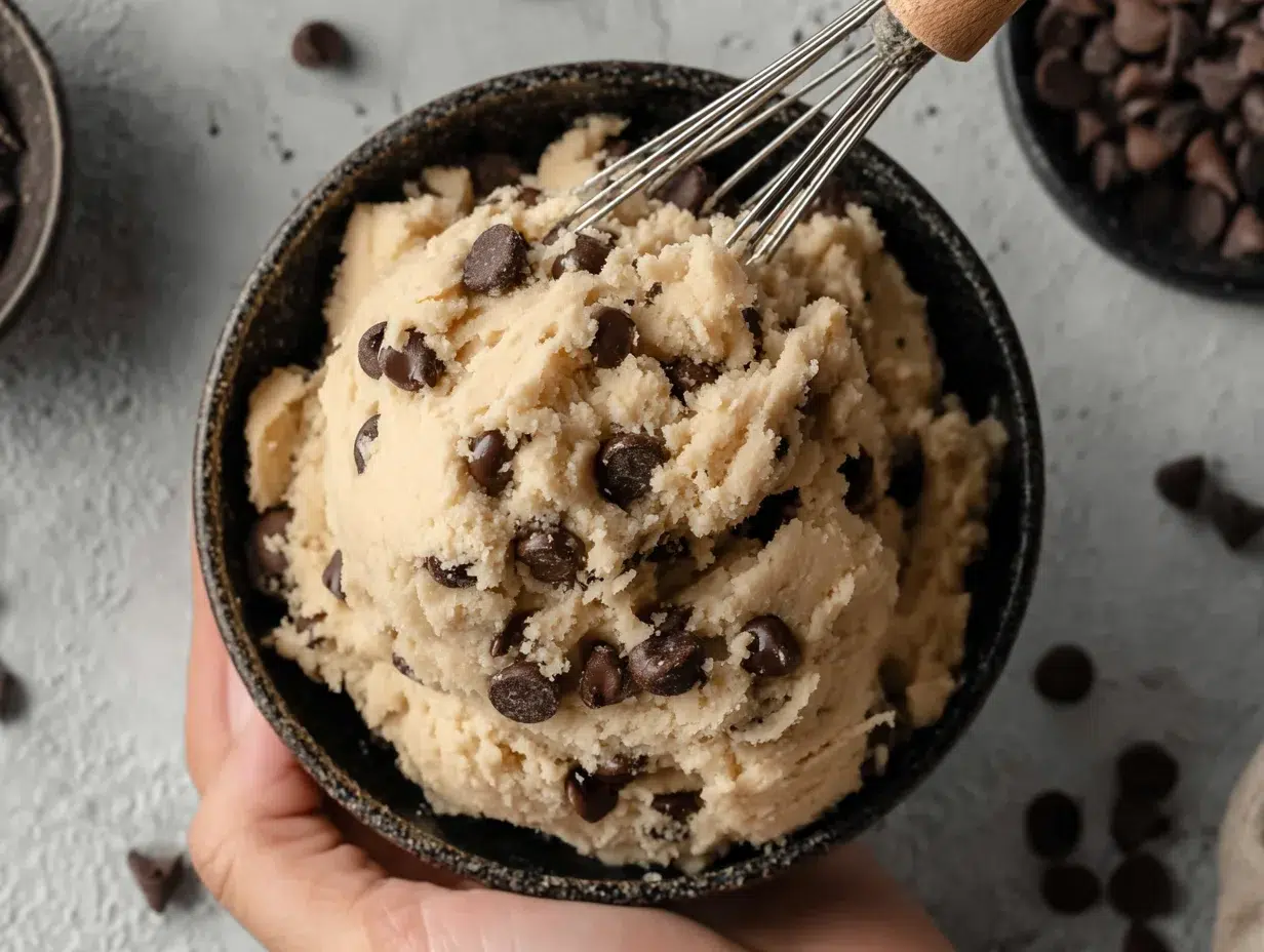 Cooking process action shot showing preparation in the kitchen