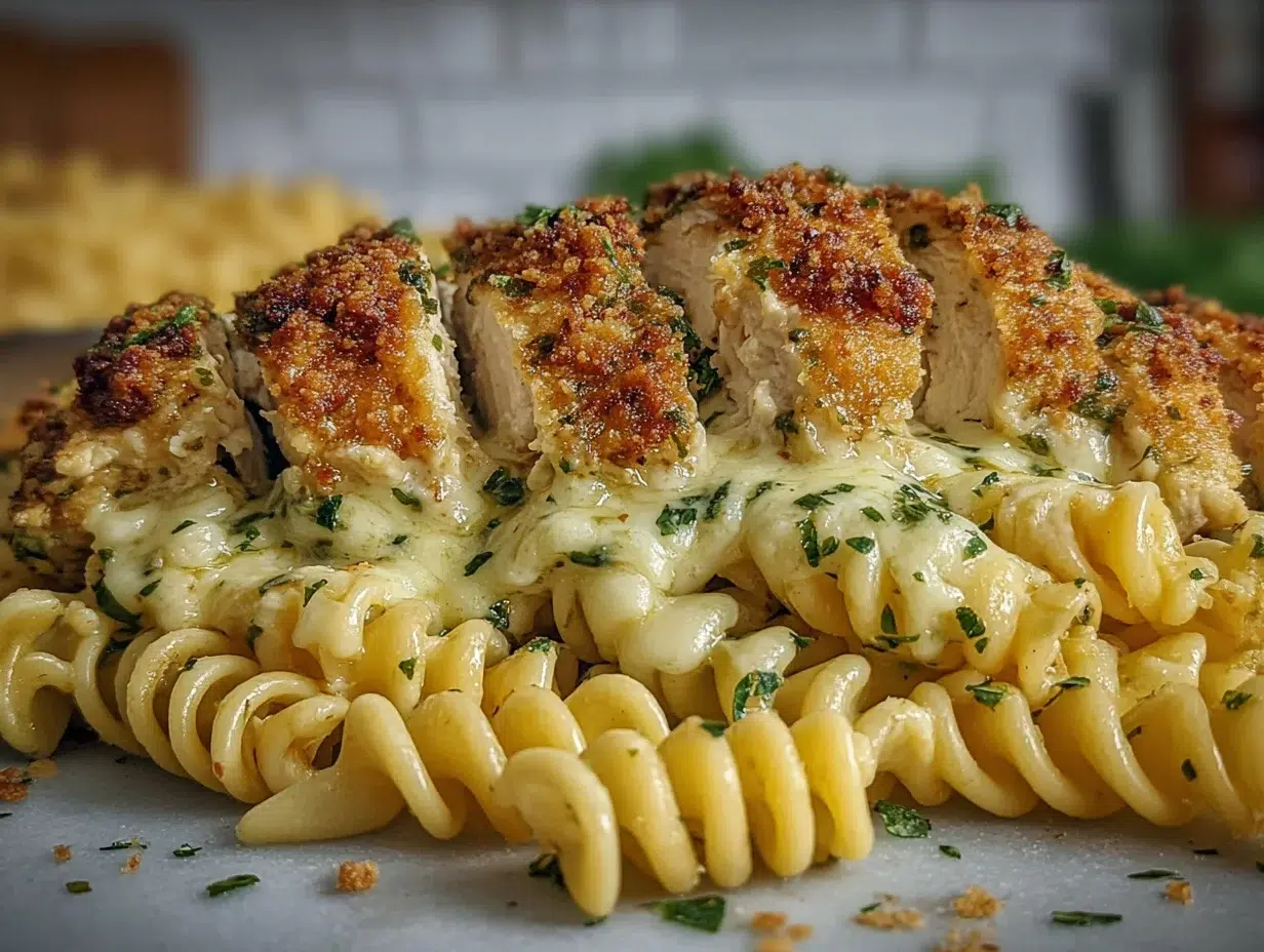 Close-up showing texture, garnish, and plating details