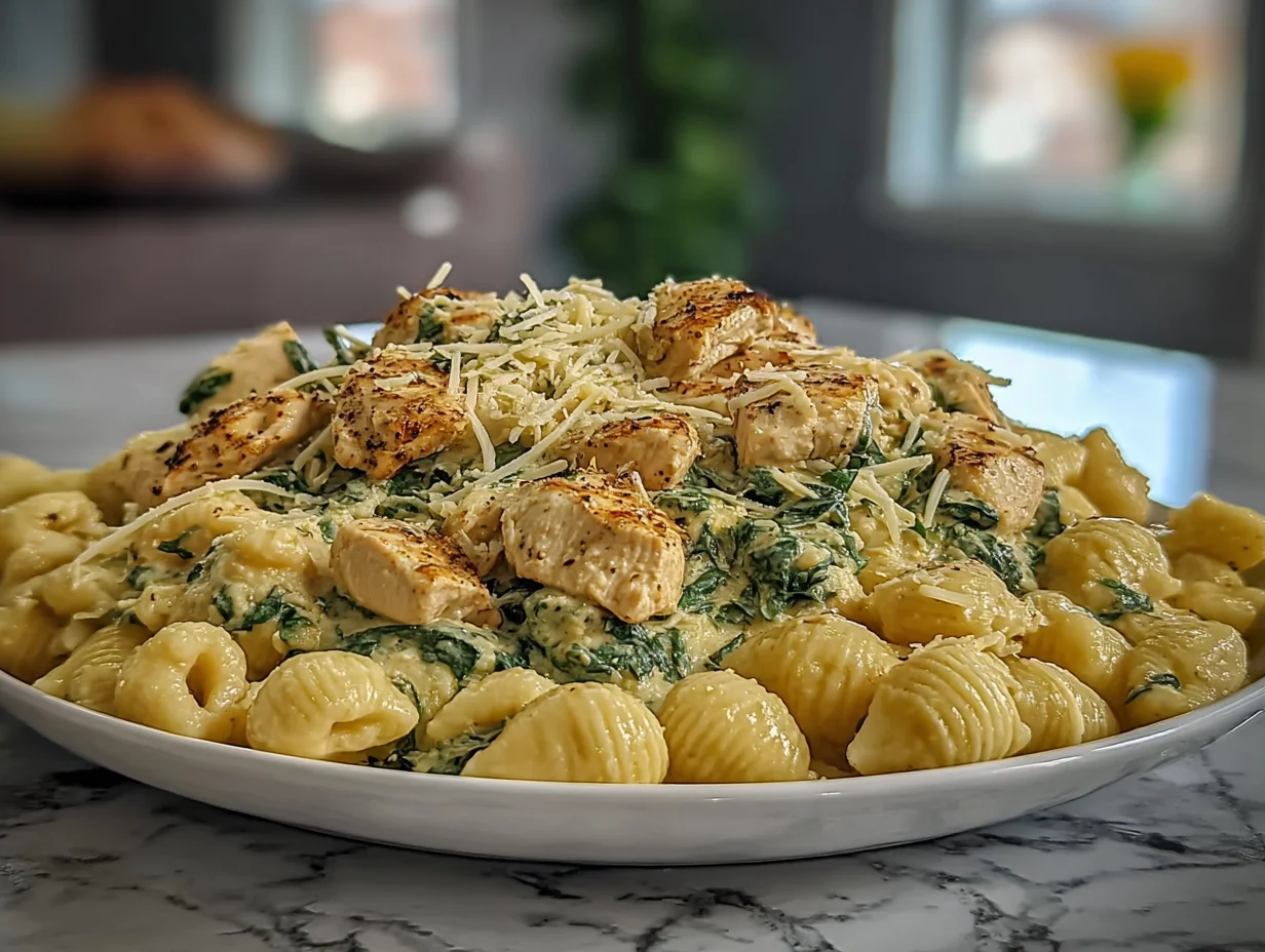 creamy-garlic-parmesan-chicken-serving-plate