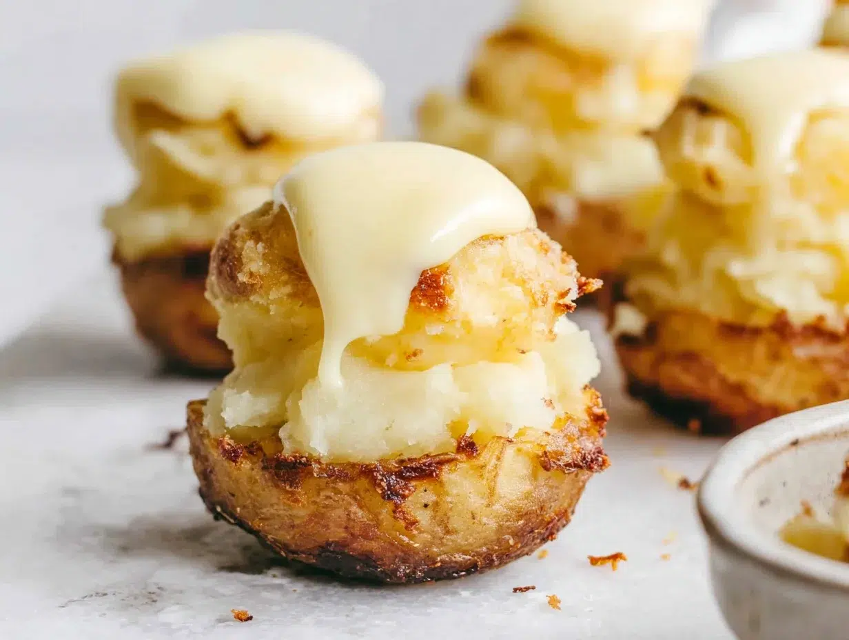 Close-up showing texture, garnish, and plating details