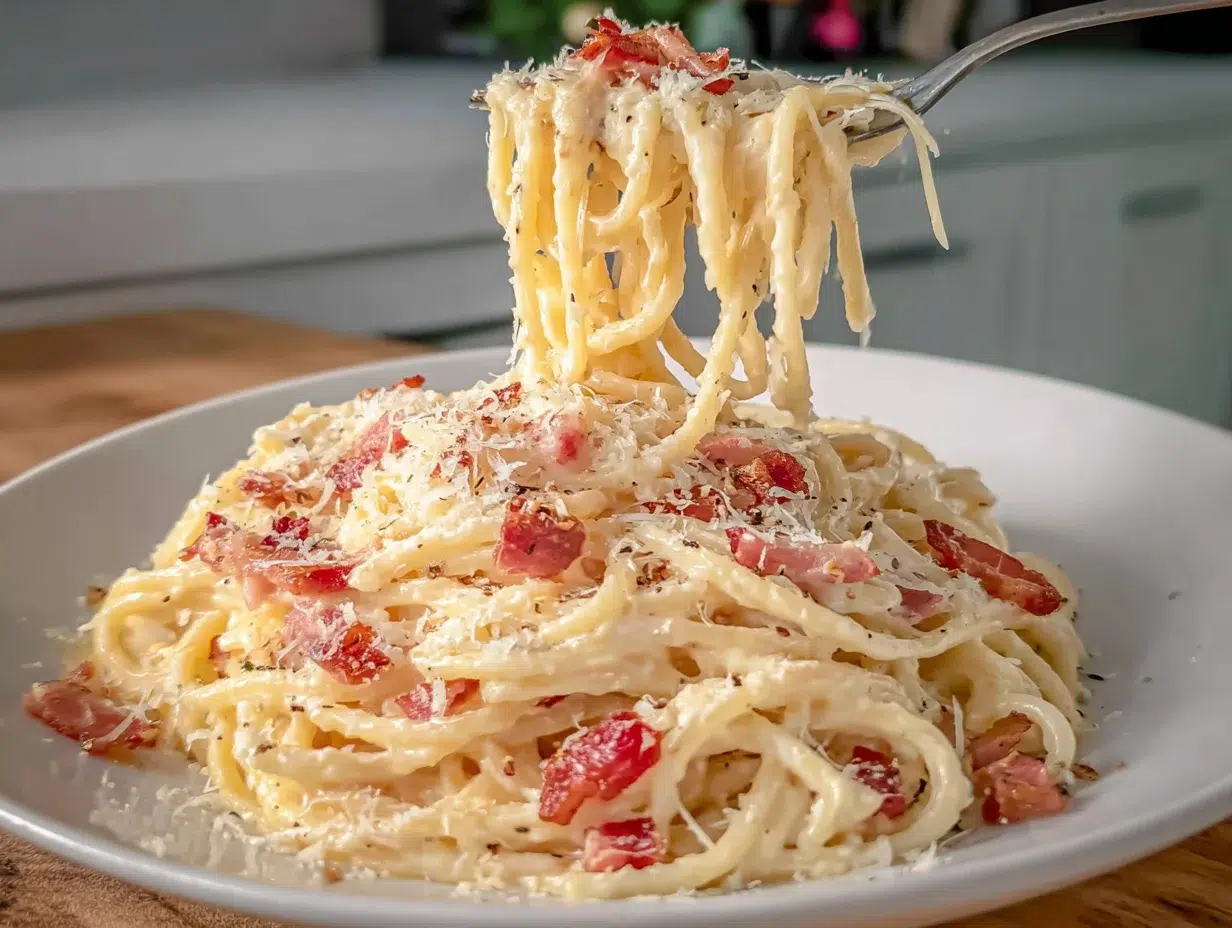 Close-up showing texture, garnish, and plating details
