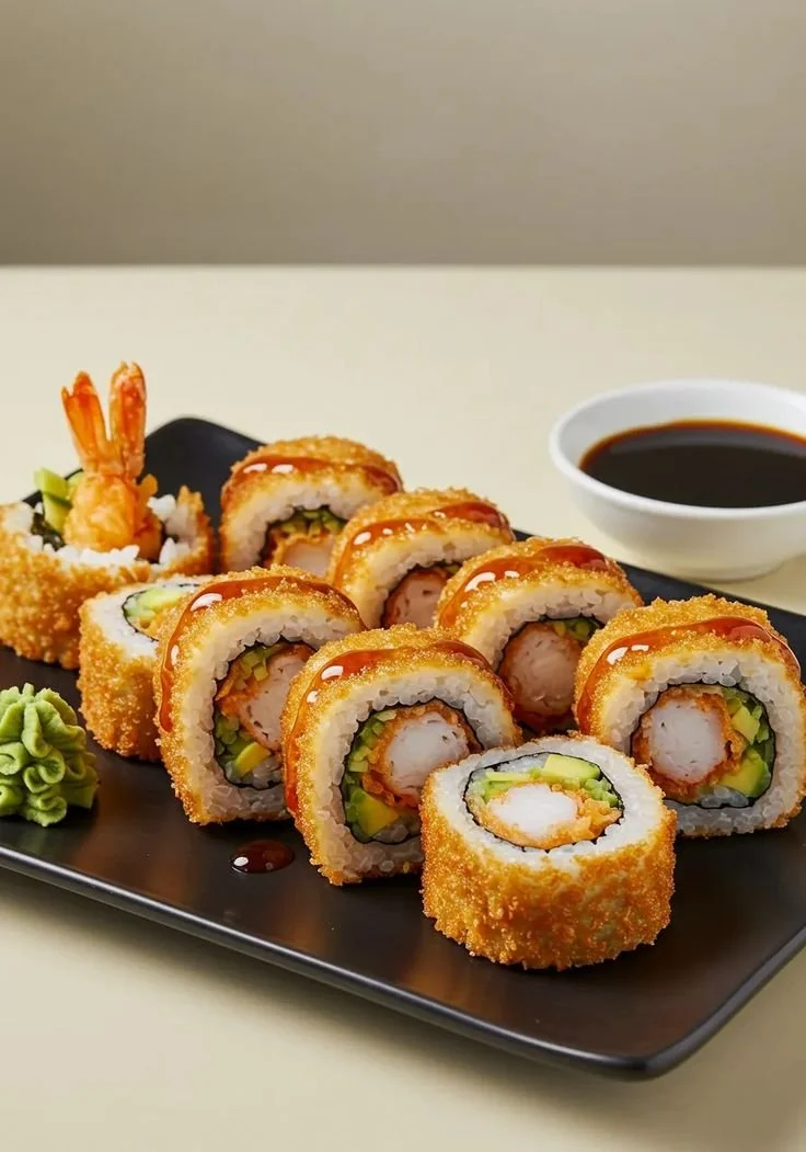 Crispy Tempura Sushi Rolls 2 Tempura Sushi Rolls