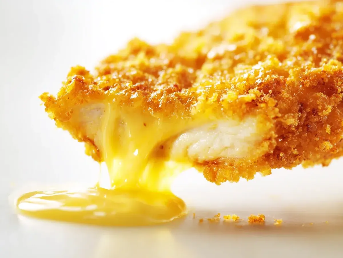 Close-up showing texture, garnish, and plating details