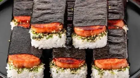 Easy Hawaiian Spam Musubi with Sushi Nori Seaweed