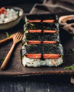 Easy Hawaiian Spam Musubi Wrapped in Nori Seaweed