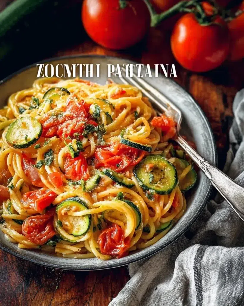 Garden-Fresh Tomato and Zucchini Pasta