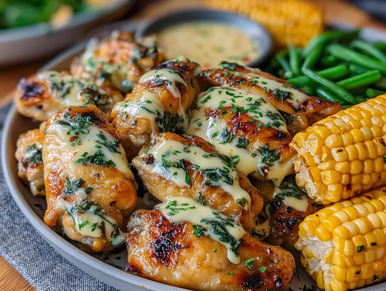 Close-up showing texture, garnish, and plating details