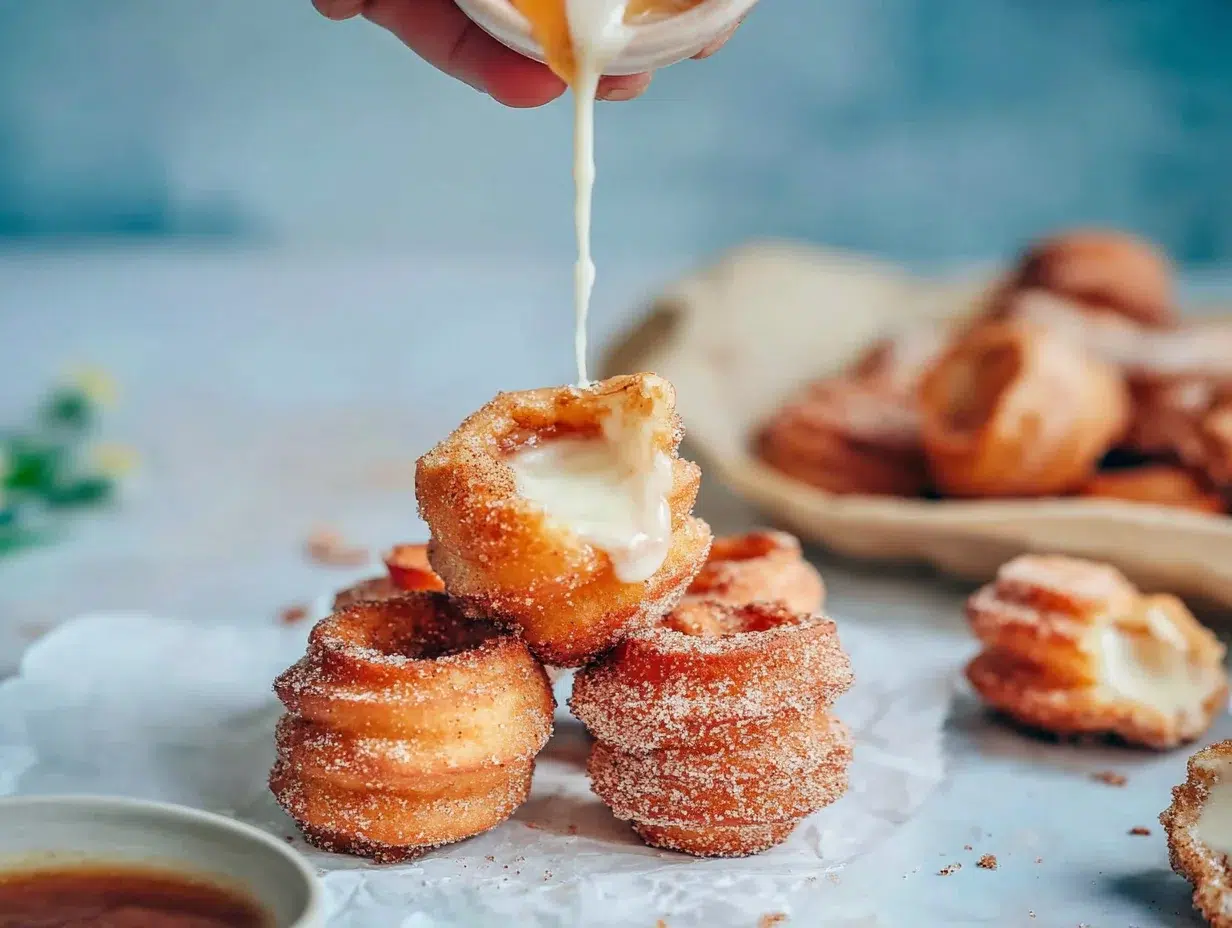 Close-up showing texture, garnish, and plating details