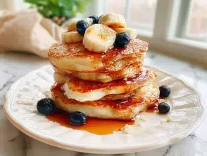healthy-cottage-cheese-pancake-serving-plate