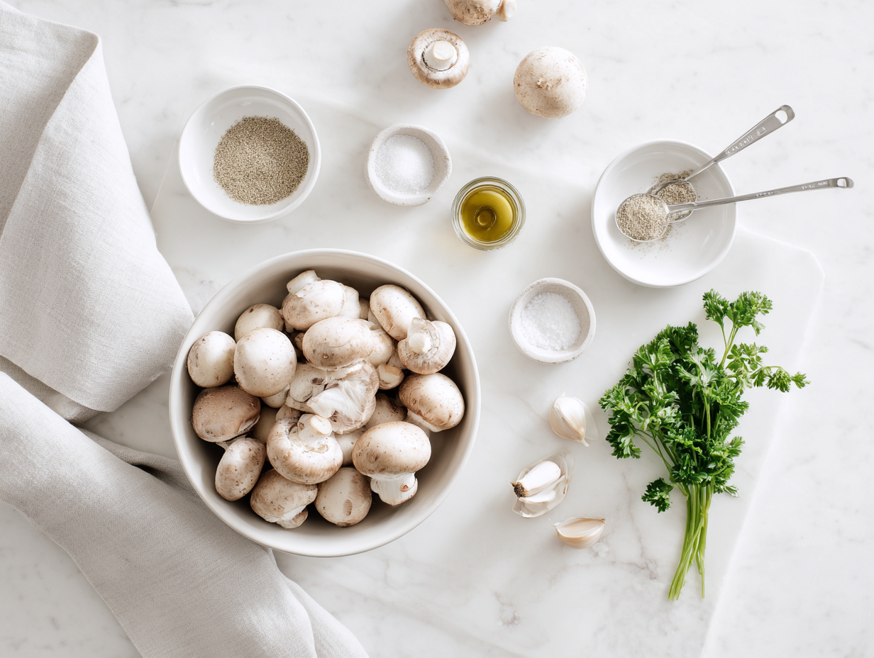 Irresistible Air Fryer Ranch: Mushrooms in 25 Min fresh and ready to serve
