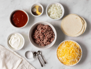 Irresistible Beef Enchiladas: A 25 19 irresistible-beef-enchiladas-c-ingredients-layout