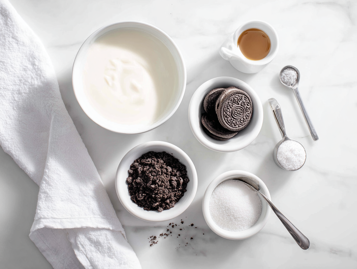 Irresistible Cookies Cream Ice: 1 Divine Recipe 14 Beautifully served on a plate, ready to enjoy