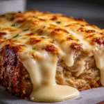 Melt In Your Mouth Garlic Parmesan Chicken Meatloaf