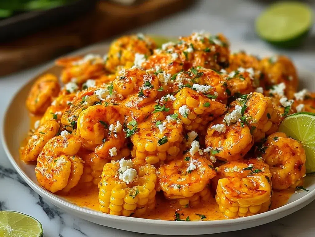 mexican-street-corn-with-shrim-serving-plate