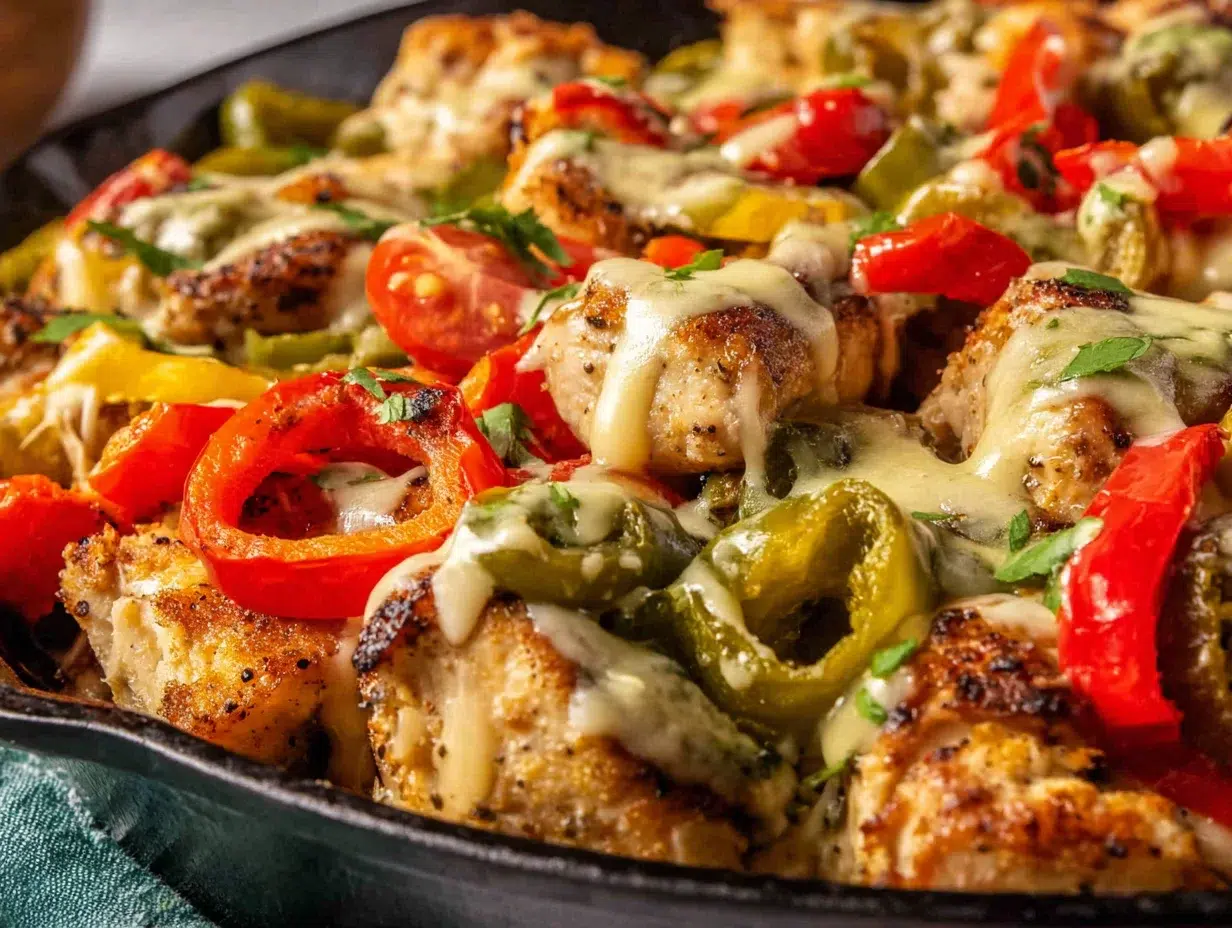 Close-up showing texture, garnish, and plating details