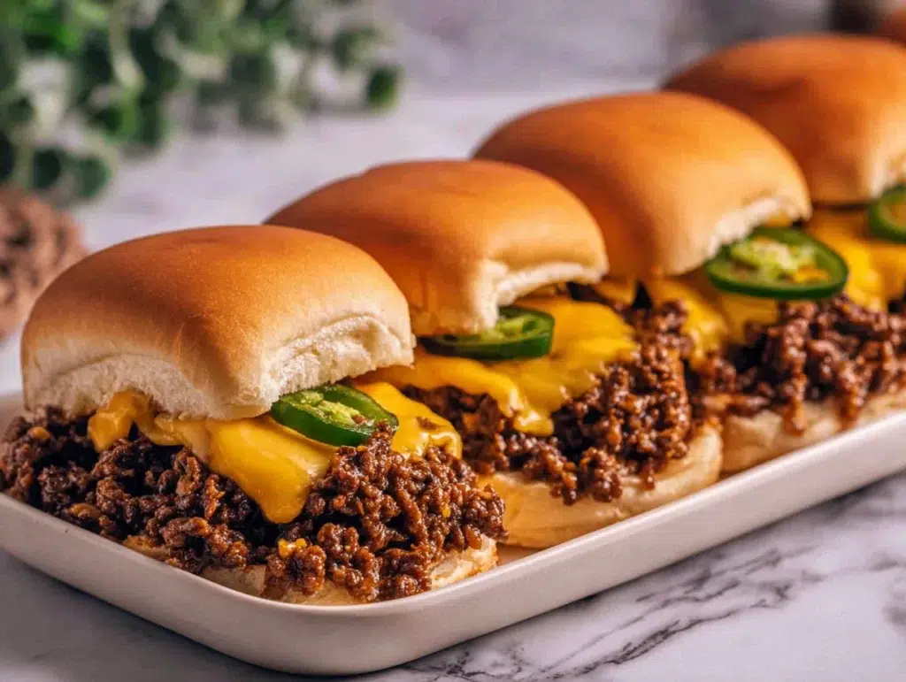 philly-cheese-steak-sloppy-joe-serving-plate